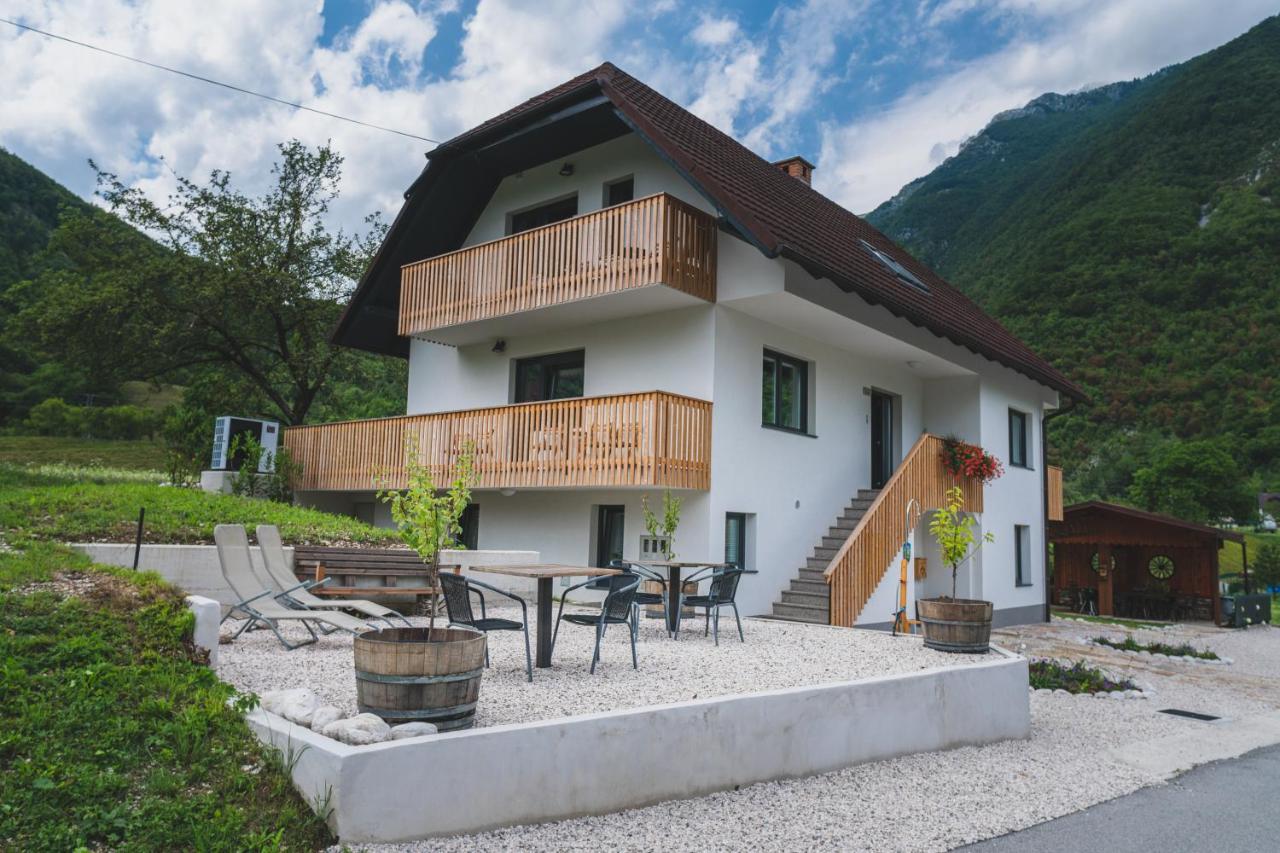 Hisa Lojz Apartman Zaga Kültér fotó