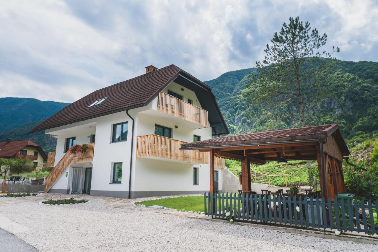 Hisa Lojz Apartman Zaga Kültér fotó