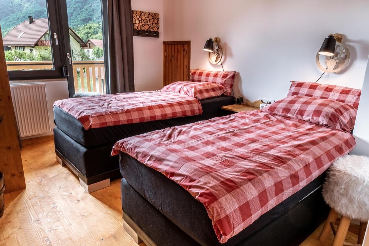 Hisa Lojz Apartman Zaga Kültér fotó